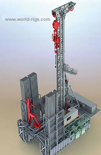 2000hp Hydraulic Land Drilling Rig for Sale in Europe